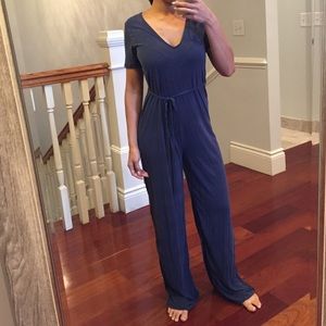NWT navy jumpsuit