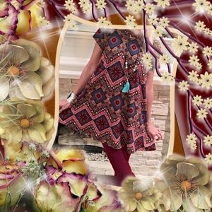 Short sleeved knit dress