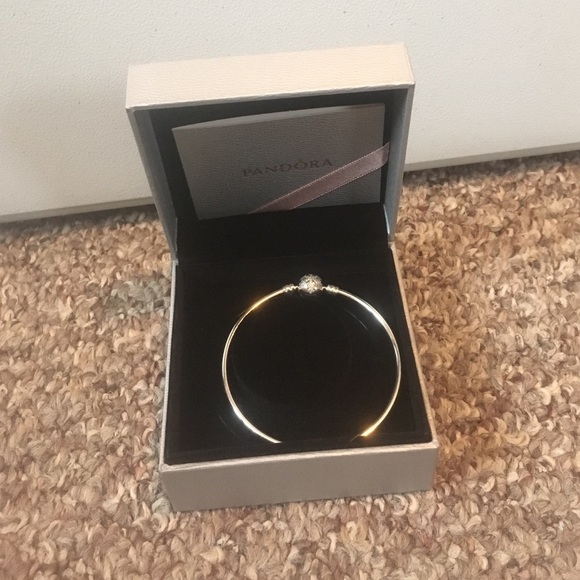 Limited Edition Pandora Bangle Snowflake Size M