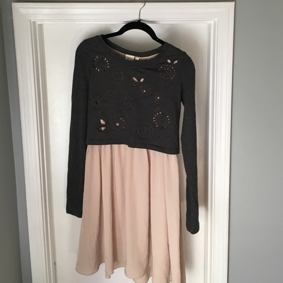 Blush and Grey Eloise Dress