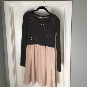 Blush and Grey Eloise Dress