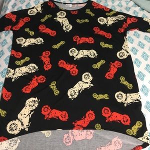 Small Lularoe motorcycle Irma NWOT
