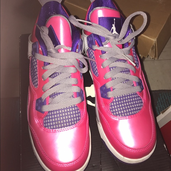 Pink & Purple Jordan's