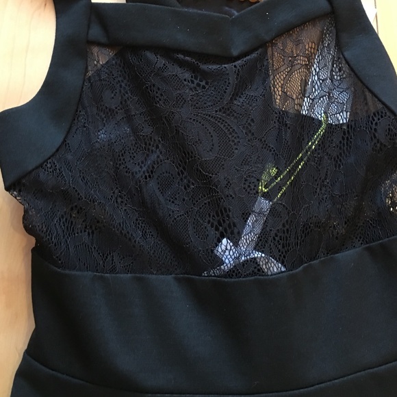 NWT BCBG BLACK DRESS 10 - Picture 2 of 4