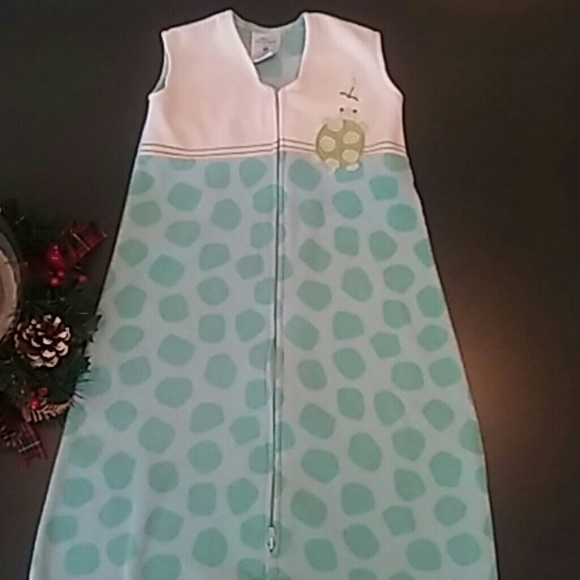 Halo Fleece Wearable Blanket - Teal Turtle - Med