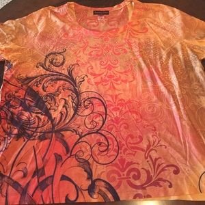 Plus size 4X orange t-shirt!