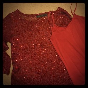 The limited sparkly shirt and tank
