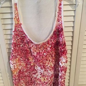 Women's size large sequin tank top