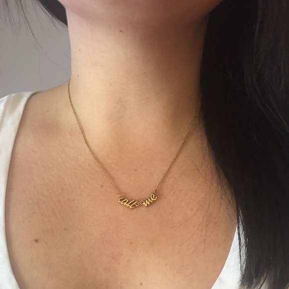 Kate spade "Call me" delicate necklace