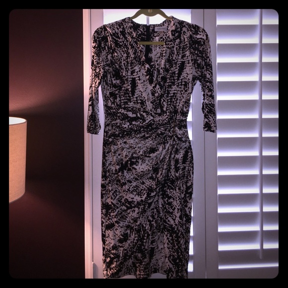 Calvin Klein Faux Wrap Dress