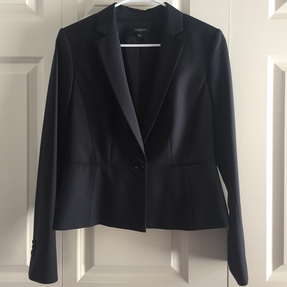 Ann Taylor Black Blazer/Suit Jacket