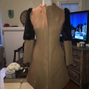 A fashionable pea coat