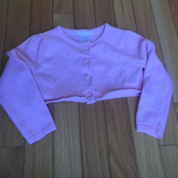 Janie and Jack pink sweater