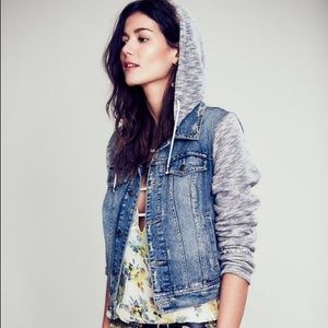 2 HOUR SALE! Free People Layered Demin Jacket