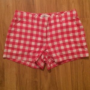 Vineyard Vines pink/white gingham shorts