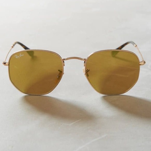 ray ban hexagonal gold ray ban hexagonal gold