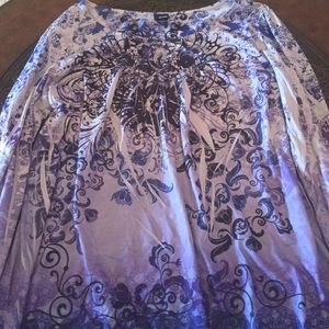 Plus size 3X long sleeve with key hole design