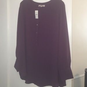 Loft purple blouse