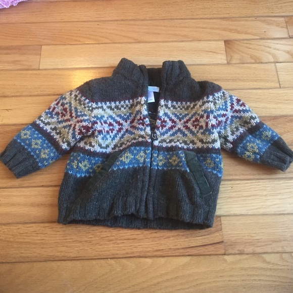 Janie and Jack baby boy sweater