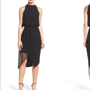 Nordstrom Until Now Cooper St Black Mesh Dress 8