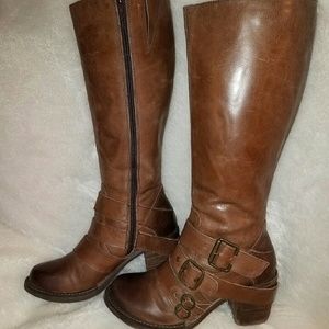 Brown Leather Boots Sz. 6 1/2