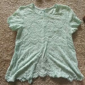 Lace tee