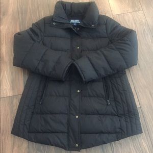 Old Navy Frost Free Black Puffer Jacket Maternity