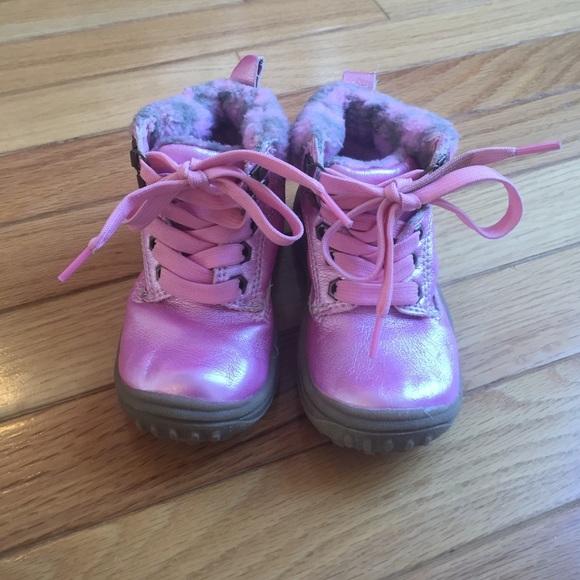 Pink Carters winter boots