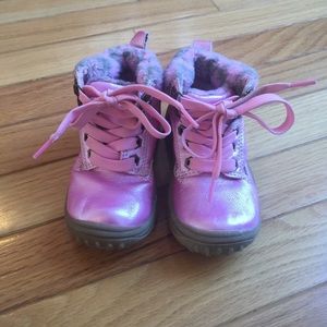 Pink Carters winter boots