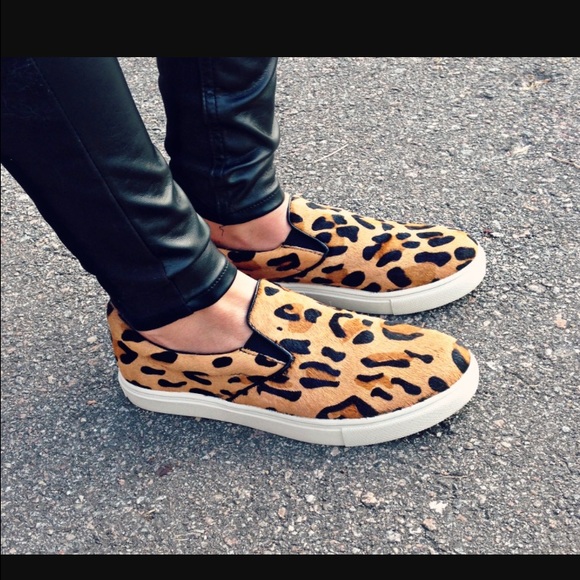 Leopard Slip on Sneakers