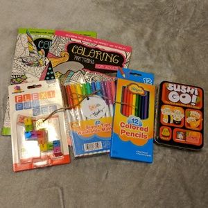 "Busy Box" minus "sushi go"