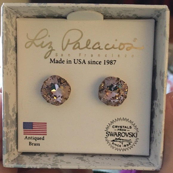 Liz Palacios Cushion Stud Earrings
