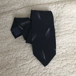 Giorgio Armani Navy Tie Made in Italy 100% Silk