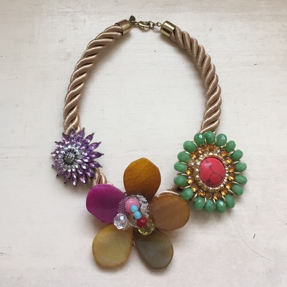 Anthropologie Floret Rope Necklace