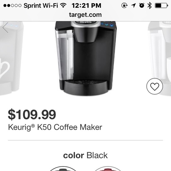 Lightly use keurig K50