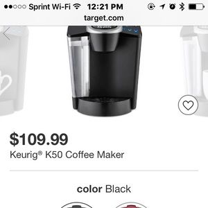 Lightly use keurig K50