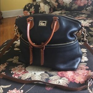 Dooney & bourke  navy blue purse