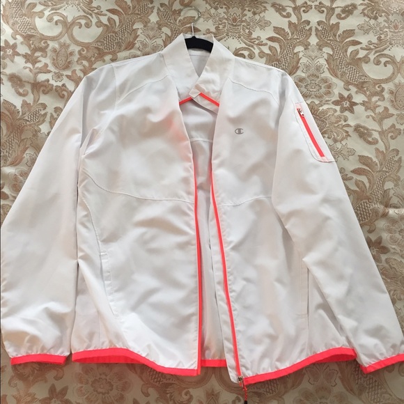 Champion White Workout Jacket