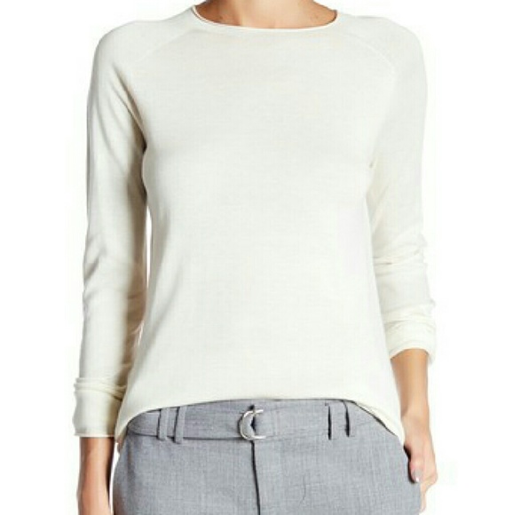 Vince high neck silk cashmere sweater