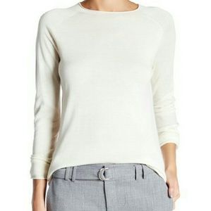 Vince high neck silk cashmere sweater