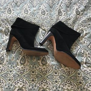 Michael Kors black suede boots size 10