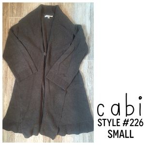 Cabi Shawl Duster Style Cardigan Sweater 226 Small