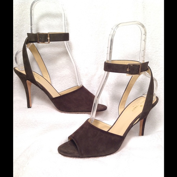 kate ♠️ spade Sz 10M Olive Green Suede Sandals