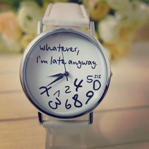 🎉Whatever I'm late anyway Watch 🎉