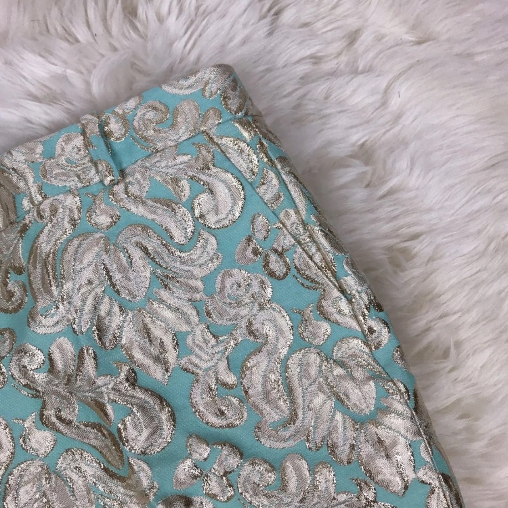 Gorgeous Metallic J.Crew Collection Jacquard Pants - Picture 8 of 8