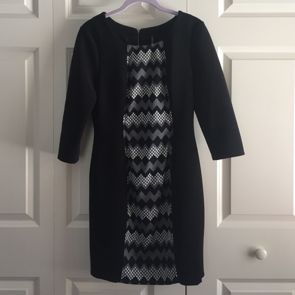 LBD with Chevron Print - Picture 1 of 3