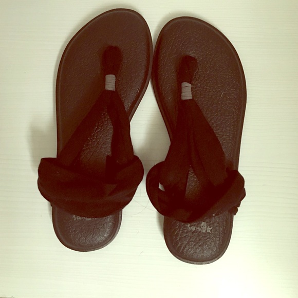 Yoga stretch strap sandals