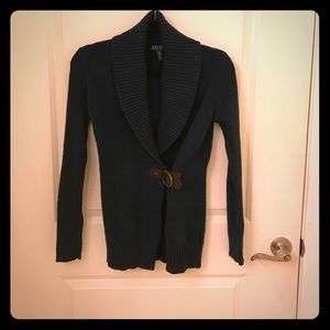 Ralph Lauren size S cotton teal buckle sweater