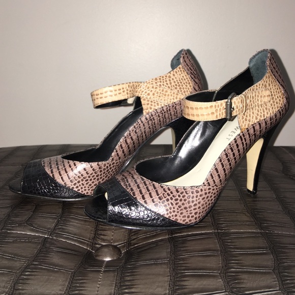 Nine West Open Toe Mary Janes