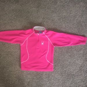 Size 5 Little girls Spyder fleece - pink